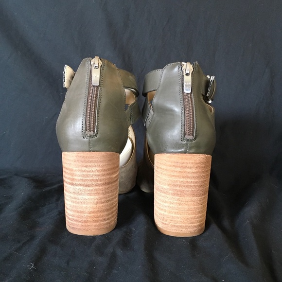 🔥 FIRE SALE 🔥 WOMEN’S Pretty Taupe MARC FISHER HIGH HEEL SANDLE SHOE sz 8 - Picture 5 of 7